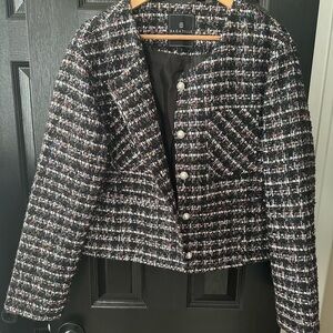 Women's Black Tweed Jacket